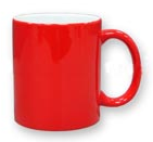 кружка хамелеон красного цвета