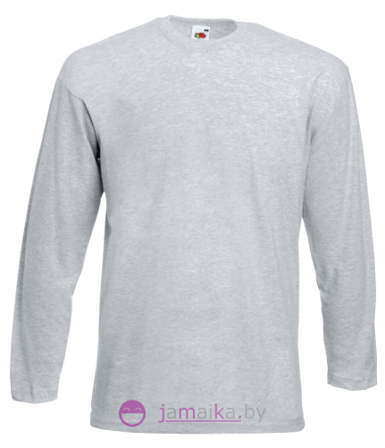 майка лонгслив мужская цвет серый меланж
