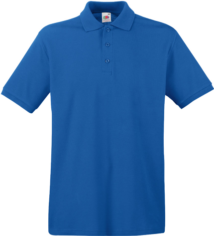 майка поло мужская цвет синий