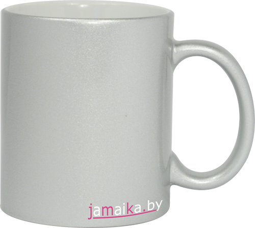 серебрянная кружка для сублимационной печати