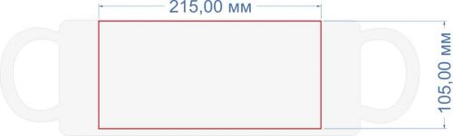 шаблон и размеры печати на большой кружке 470мл 215х105 мм