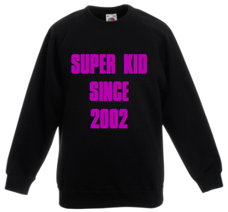 детская толстовка свитшот с надписью super kid