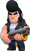 Принт Bull gun brawlstars для печати на майке, футболке, толстовке, свитшоте, кепке или кружке