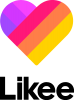 Принт Likee цветной черная надпись для печати на майке, футболке, толстовке, свитшоте, кепке или кружке