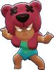 Принт nita brawlstars для печати на майке, футболке, толстовке, свитшоте, кепке или кружке