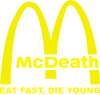 Принт McDeath для печати на майке, футболке, толстовке, свитшоте, кепке или кружке