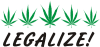 Принт legalize для печати на майке, футболке, толстовке, свитшоте, кепке или кружке