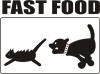 Принт fast_food для печати на майке, футболке, толстовке, свитшоте, кепке или кружке