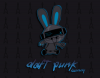 Принт daft_punk_bunny для печати на майке, футболке, толстовке, свитшоте, кепке или кружке